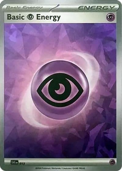 Basic Psychic Energy (Cracked Ice Holo) SVE: Scarlet & Violet Energies Pokemon card
