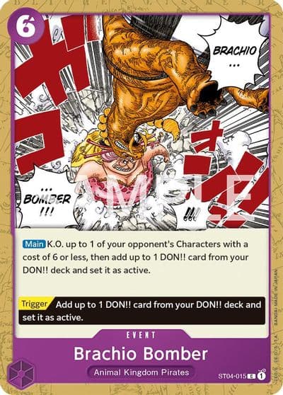 Brachio Bomber Revision Pack Cards One Piece card