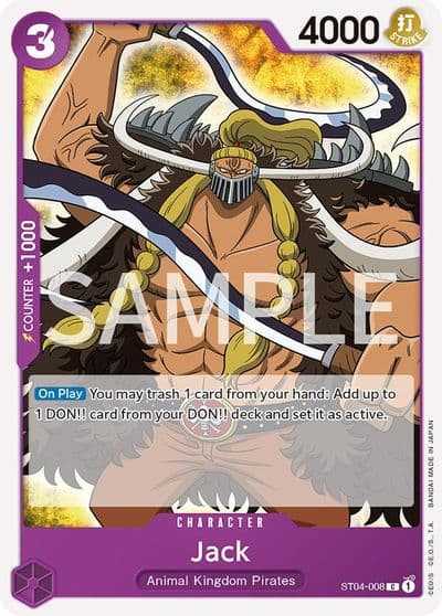 Jack Revision Pack Cards One Piece card