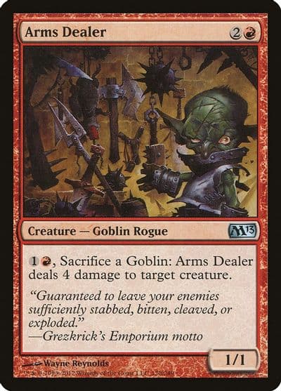 Arms Dealer Magic 2013 (M13) Magic card
