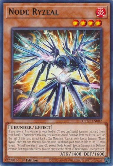 Node Ryzeal Crossover Breakers Yu-Gi-Oh! card
