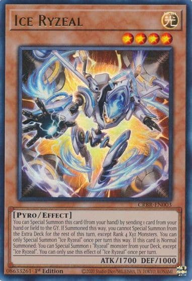 Ice Ryzeal Crossover Breakers Yu-Gi-Oh! card