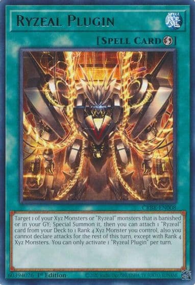 Ryzeal Plugin Crossover Breakers Yu-Gi-Oh! card