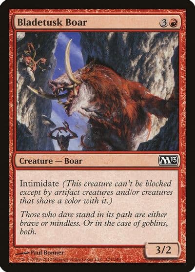 Bladetusk Boar Magic 2013 (M13) Magic card