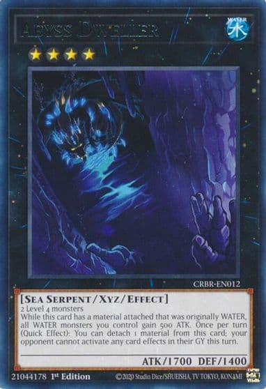 Abyss Dweller Crossover Breakers Yu-Gi-Oh! card