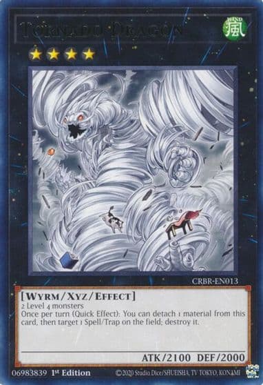 Tornado Dragon Crossover Breakers Yu-Gi-Oh! card