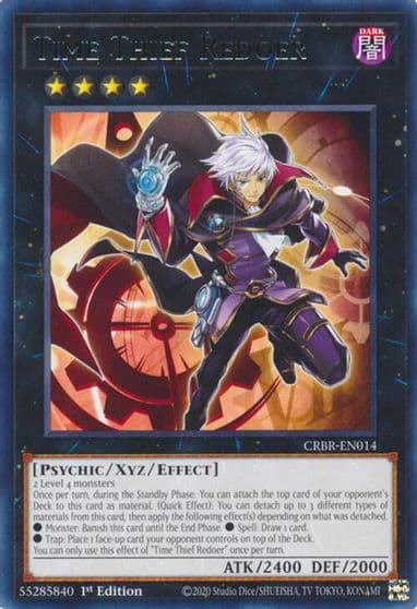 Time Thief Redoer Crossover Breakers Yu-Gi-Oh! card