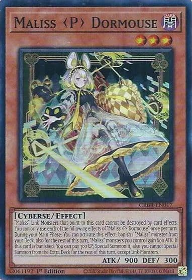 Maliss P Dormouse Crossover Breakers Yu-Gi-Oh! card