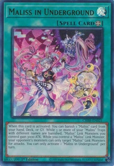 Maliss in Underground Crossover Breakers Yu-Gi-Oh! card