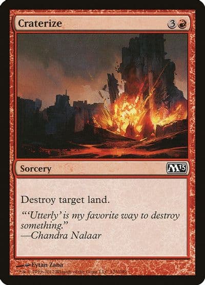 Craterize Magic 2013 (M13) Magic card