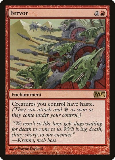 Fervor Magic 2013 (M13) Magic card