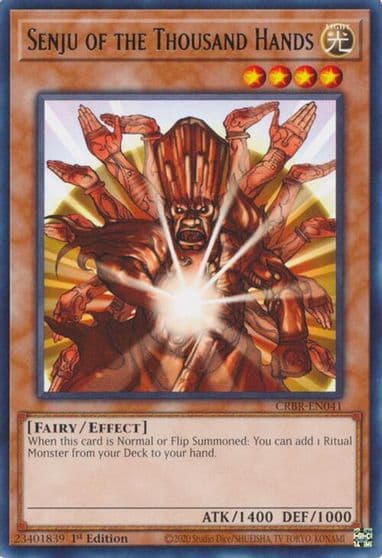 Senju of the Thousand Hands Crossover Breakers Yu-Gi-Oh! card