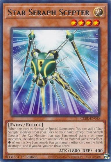 Star Seraph Scepter Crossover Breakers Yu-Gi-Oh! card