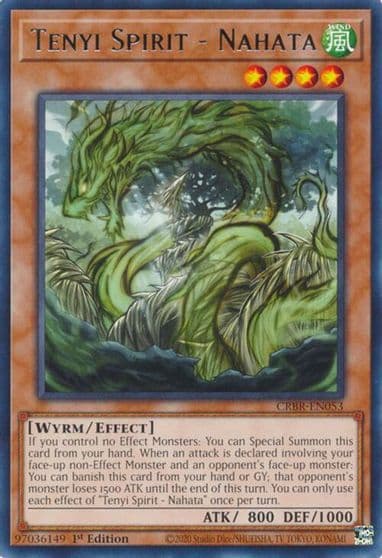 Tenyi Spirit Nahata Crossover Breakers Yu-Gi-Oh! card