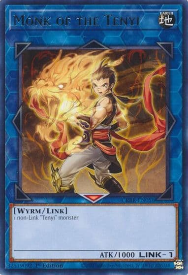 Monk of the Tenyi Crossover Breakers Yu-Gi-Oh! card