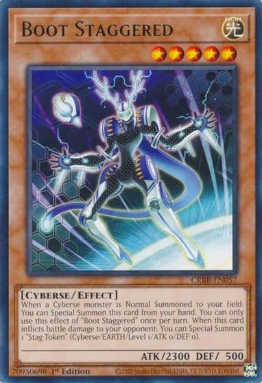 Boot Staggered Crossover Breakers Yu-Gi-Oh! card