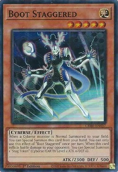 Boot Staggered SR Crossover Breakers Yu-Gi-Oh! card