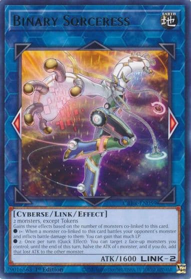 Binary Sorceress Crossover Breakers Yu-Gi-Oh! card