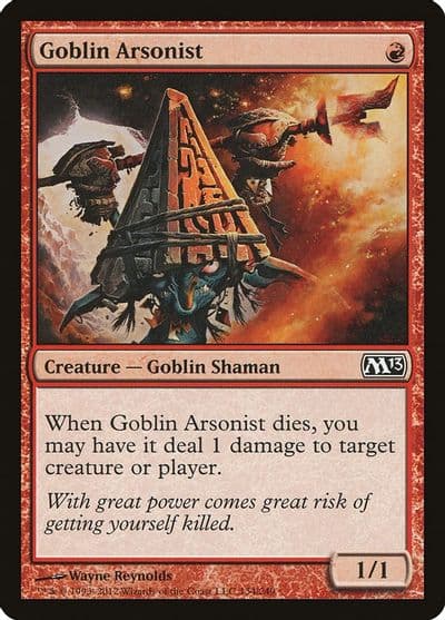 Goblin Arsonist Magic 2013 (M13) Magic card