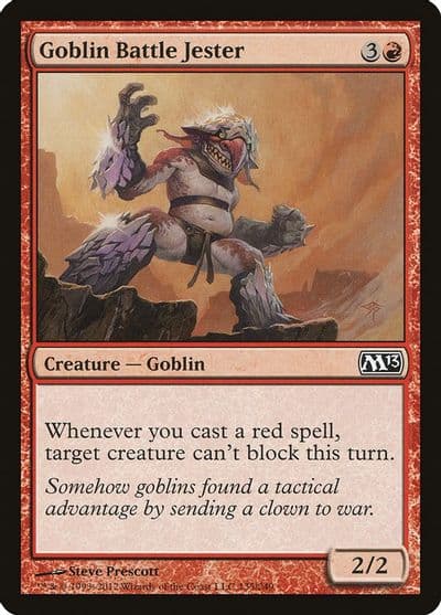 Goblin Battle Jester Magic 2013 (M13) Magic card