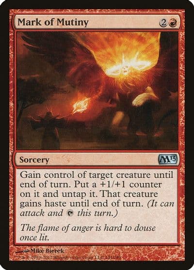 Mark of Mutiny Magic 2013 (M13) Magic card