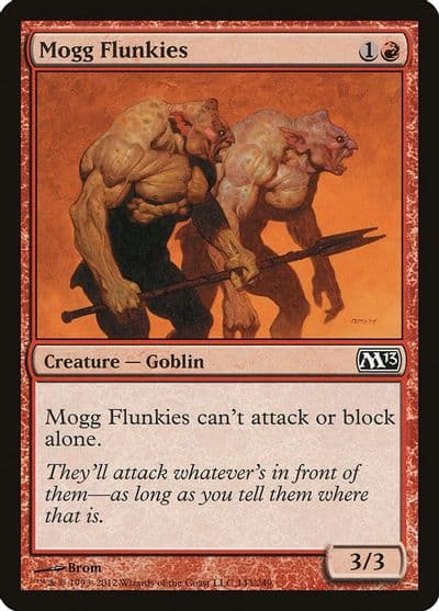 Mogg Flunkies Magic 2013 (M13) Magic card