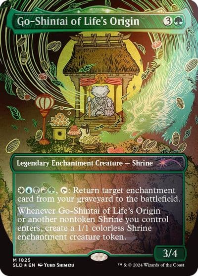 Go Shintai of Lifes Origin Rainbow Foil Secret Lair Drop Series Magic card