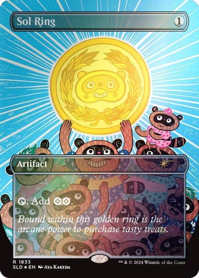 Sol Ring 1833 Rainbow Foil Secret Lair Drop Series Magic card