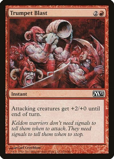 Trumpet Blast Magic 2013 (M13) Magic card
