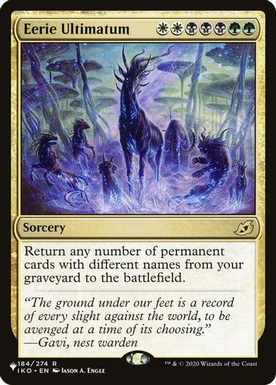 Eerie Ultimatum The List Reprints Magic card