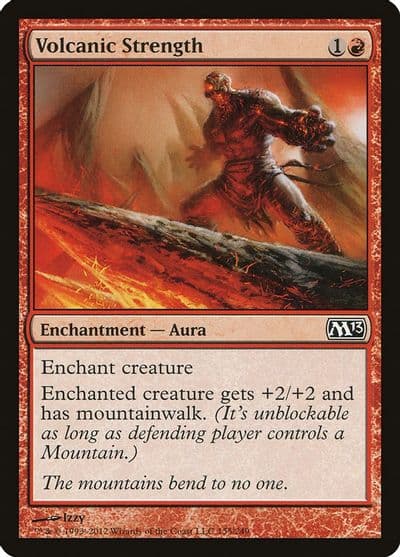 Volcanic Strength Magic 2013 (M13) Magic card