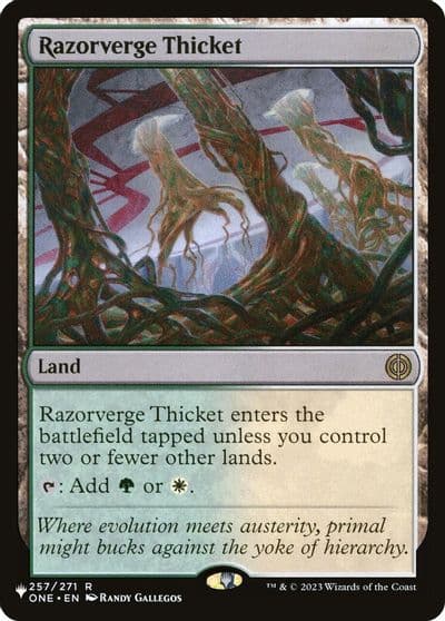 Razorverge Thicket The List Reprints Magic card