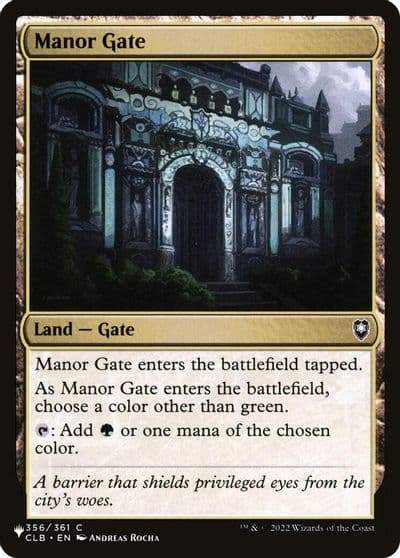 Manor Gate The List Reprints Magic card