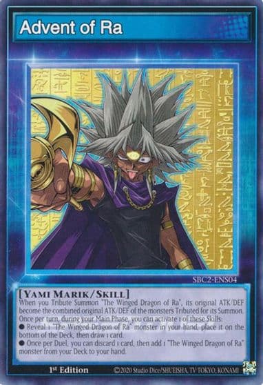 Advent of Ra Speed Duel: Battle City Finals Yu-Gi-Oh! card