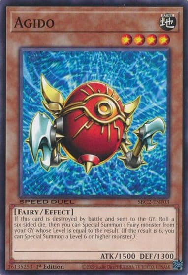 Agido Speed Duel: Battle City Finals Yu-Gi-Oh! card