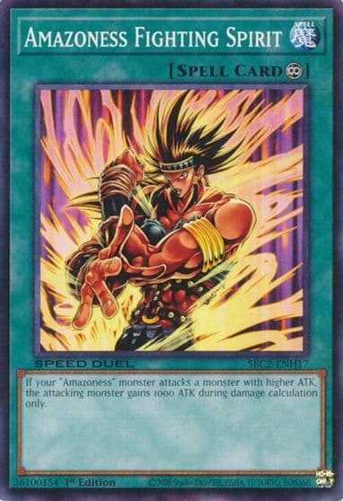Amazoness Fighting Spirit Speed Duel: Battle City Finals Yu-Gi-Oh! card