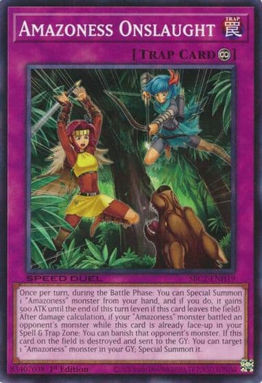 Amazoness Onslaught Speed Duel: Battle City Finals Yu-Gi-Oh! card