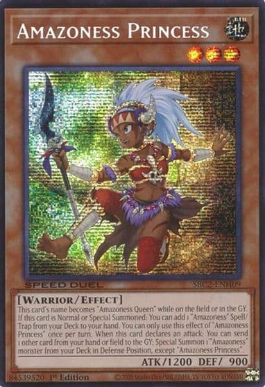 Amazoness Princess PSR Speed Duel: Battle City Finals Yu-Gi-Oh! card