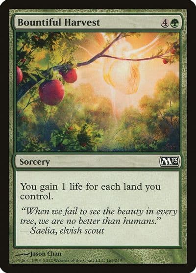 Bountiful Harvest Magic 2013 (M13) Magic card