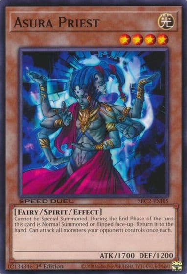 Asura Priest Speed Duel: Battle City Finals Yu-Gi-Oh! card