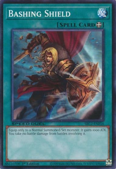 Bashing Shield Speed Duel: Battle City Finals Yu-Gi-Oh! card