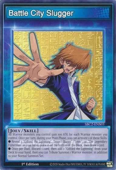Battle City Slugger Speed Duel: Battle City Finals Yu-Gi-Oh! card