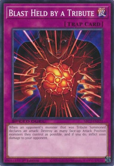 Blast Held by a Tribute Speed Duel: Battle City Finals Yu-Gi-Oh! card