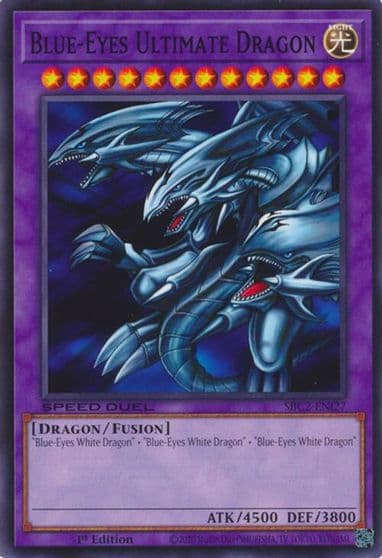 Blue Eyes Ultimate Dragon Speed Duel: Battle City Finals Yu-Gi-Oh! card
