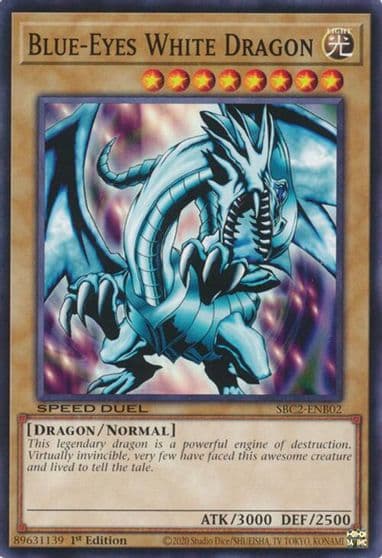 Blue Eyes White Dragon Speed Duel: Battle City Finals Yu-Gi-Oh! card