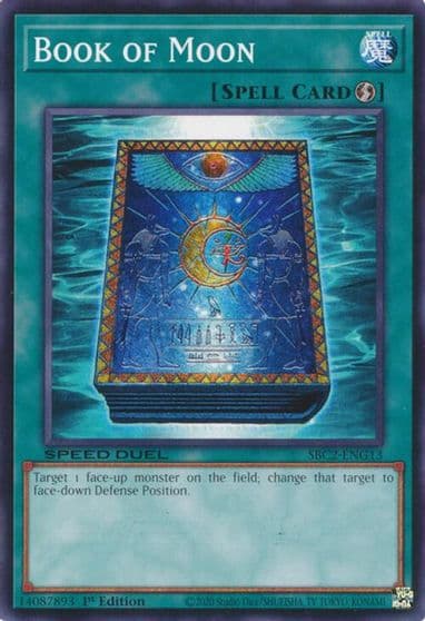 Book of Moon Speed Duel: Battle City Finals Yu-Gi-Oh! card