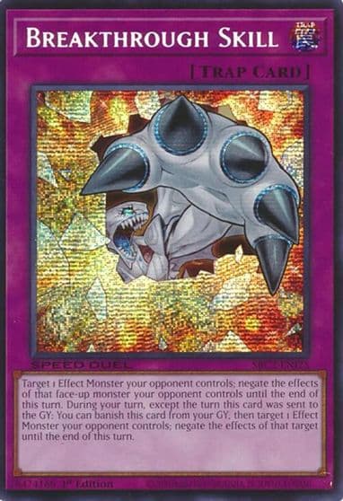 Breakthrough Skill PSR Speed Duel: Battle City Finals Yu-Gi-Oh! card
