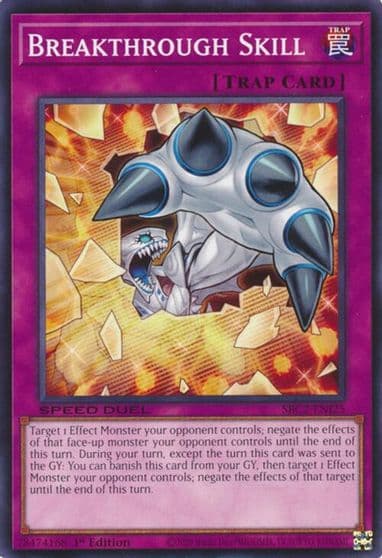 Breakthrough Skill Speed Duel: Battle City Finals Yu-Gi-Oh! card