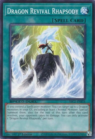 Dragon Revival Rhapsody Speed Duel: Battle City Finals Yu-Gi-Oh! card