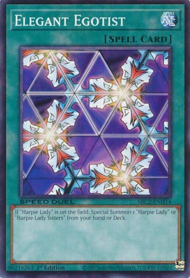 Elegant Egotist Speed Duel: Battle City Finals Yu-Gi-Oh! card